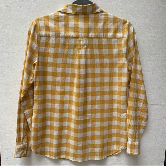 Banana Republic Factory Classic Long Sleeve Ruffle - Picture 2 of 9